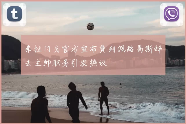 弗拉门戈官方宣布费利佩路易斯辞去主帅职务引发热议