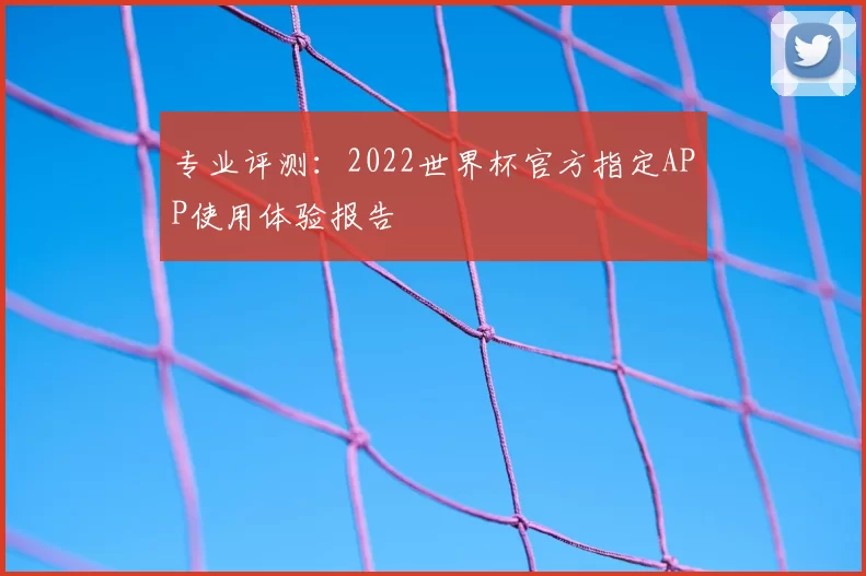 专业评测:2022世界杯官方指定APP使用体验报告