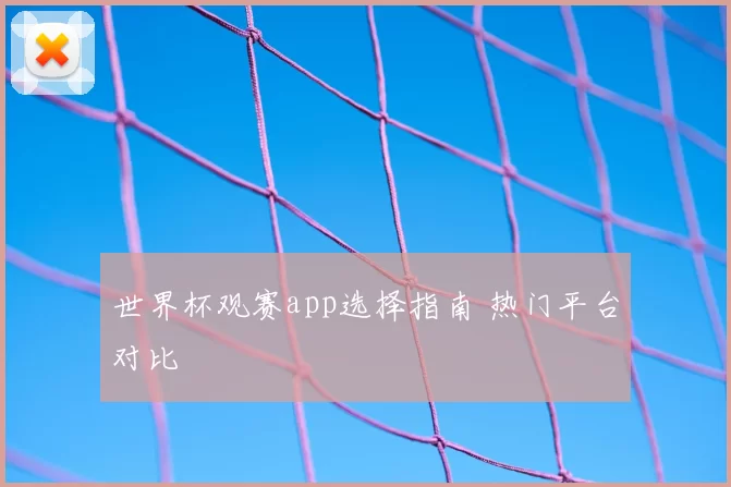 世界杯观赛app选择指南 热门平台对比